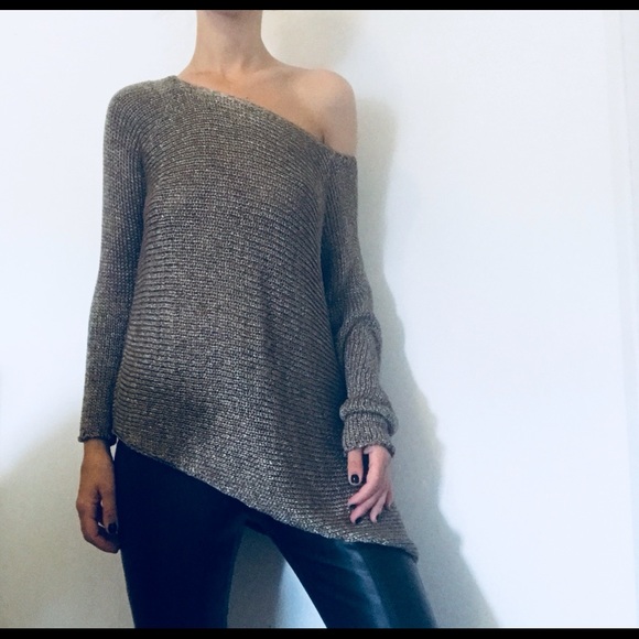 zara asymmetric jumper